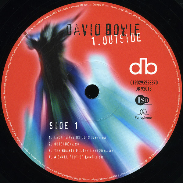 David Bowie - 1. Outside (The Nathan Adler Diaries: A Hyper Cycle) | ISO Records (0190295253370) - 3