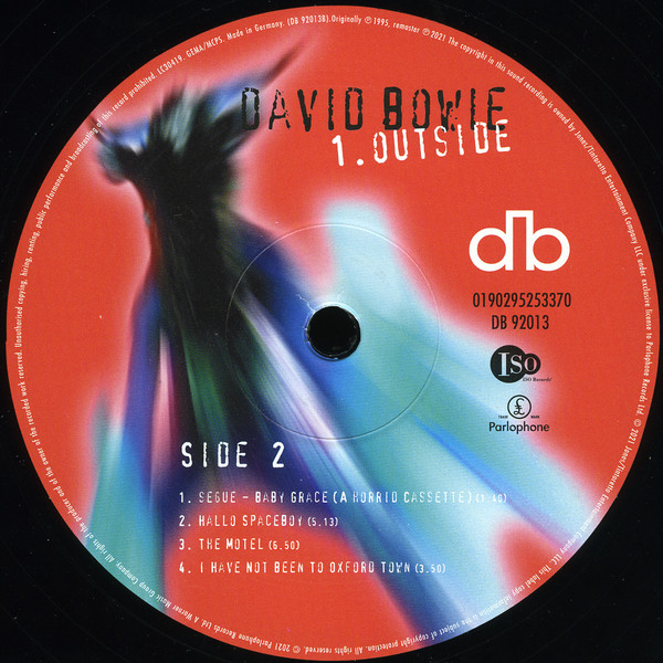 David Bowie - 1. Outside (The Nathan Adler Diaries: A Hyper Cycle) | ISO Records (0190295253370) - 4