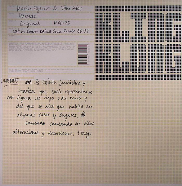 Martin Eyerer & Toni Rios - Duende | Kling Klong (KLING 006)