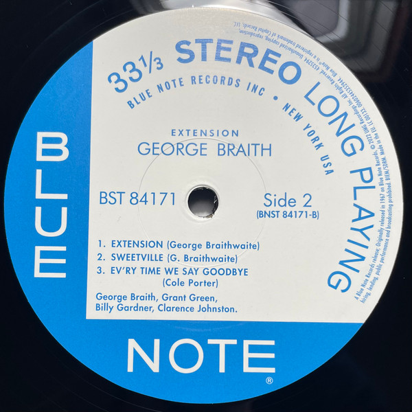 George Braith - Extension | Blue Note (4535294) - 2