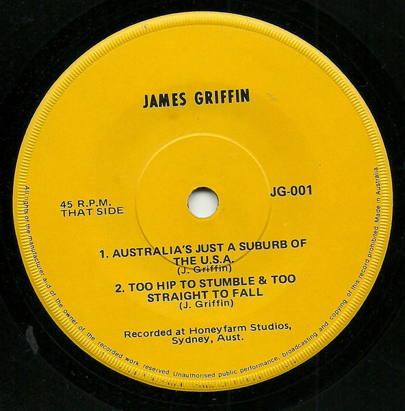 James Griffin - James Griffin | Not On Label (James Griffin  Self-released) (JG-001) - 4