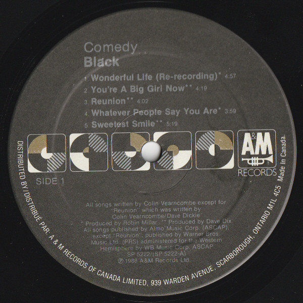 Black - Comedy | A&M Records (SP 5222) - 3 Black - Comedy | A&M Records (SP 5222) - 3