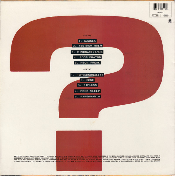 Therapy? - Nurse | A&M Records (540 044-1) - 2 Therapy? - Nurse | A&M Records (540 044-1) - 2