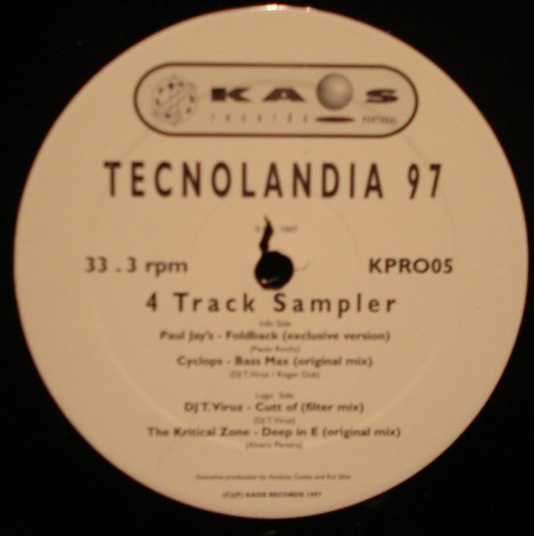 Various - Tecnolandia 97 (4 Track Sampler) | Kaos Records (KPRO05) - main