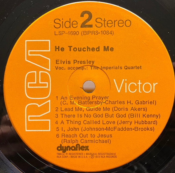 Elvis Presley - He Touched Me [Vinyl] | RCA Victor (LSP-4690) - 4