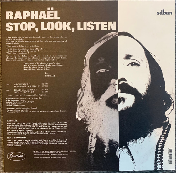 Phil Raphaël - Stop, Look, Listen | Sdban (SDBANSELECTION04) - 3