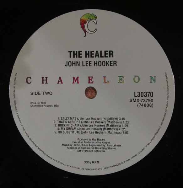 John Lee Hooker - The Healer | Chameleon Records (L30370) - 4 John Lee Hooker - The Healer | Chameleon Records (L30370) - 4