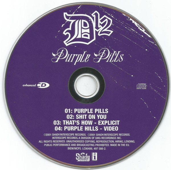 D12 - Purple Pills | Shady Records (497 566-2) - 3