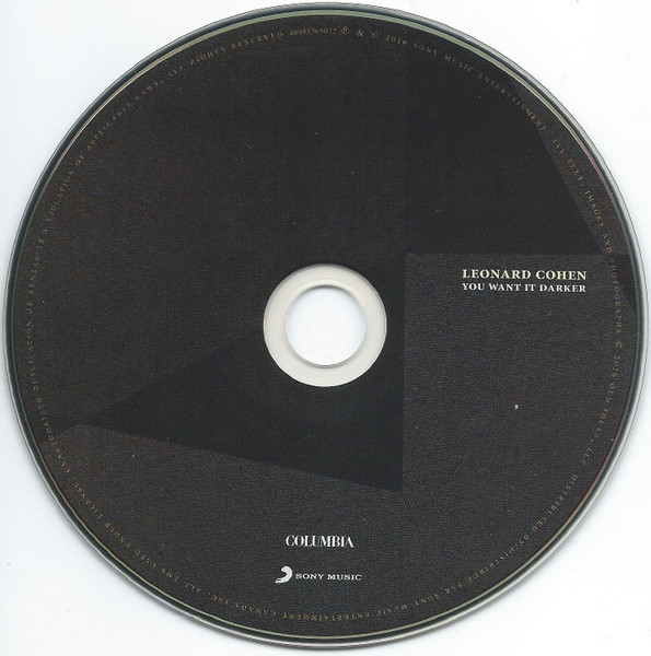 Leonard Cohen - You Want It Darker [CD] | Columbia (88985365072) - 3