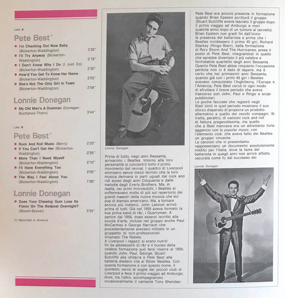 Pete Best / Lonnie Donegan - Pete Best / Lonnie Donegan | Curcio (GSR - 38) - 2 Pete Best / Lonnie Donegan - Pete Best / Lonnie Donegan | Curcio (GSR - 38) - 2