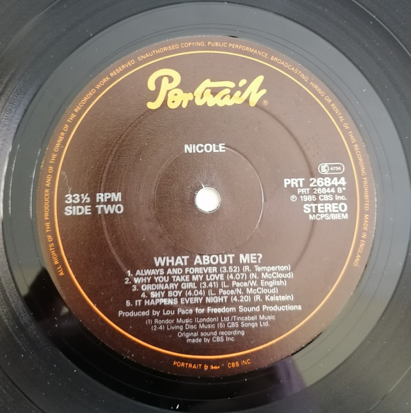 Nicole J McCloud - What About Me? | Portrait (PRT 26844) - 4