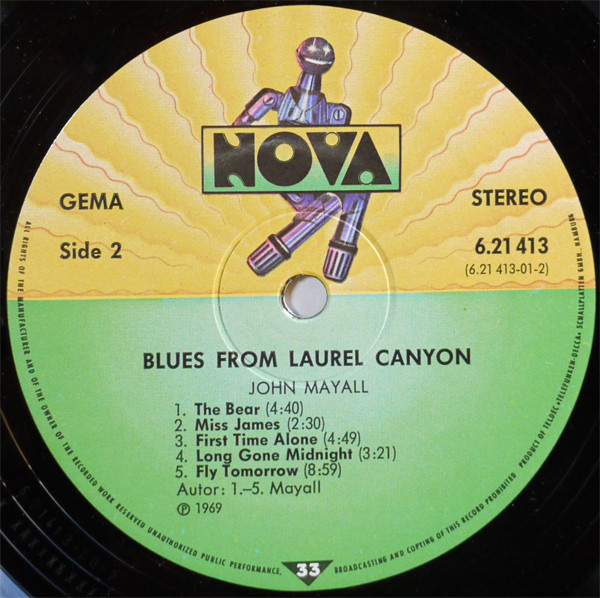 John Mayall - Blues From Laurel Canyon | Decca (6.21413) - 3 John Mayall - Blues From Laurel Canyon | Decca (6.21413) - 3