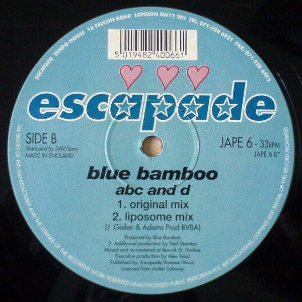 Blue Bamboo - ABC And D | Escapade (JAPE 6) - 4