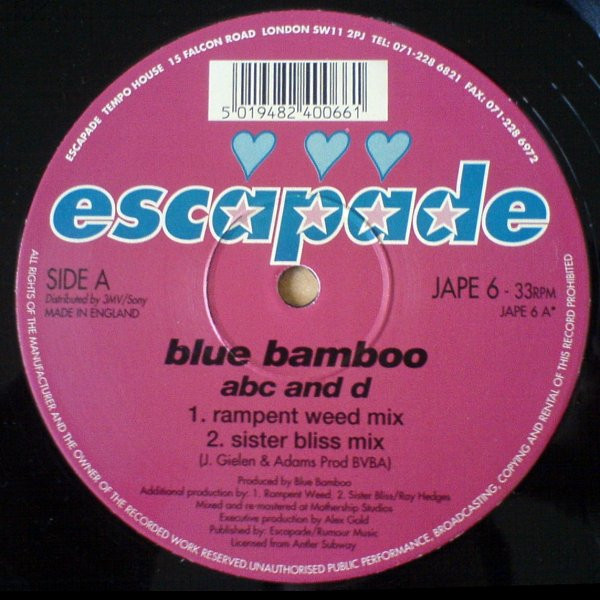 Blue Bamboo - ABC And D | Escapade (JAPE 6) - 3