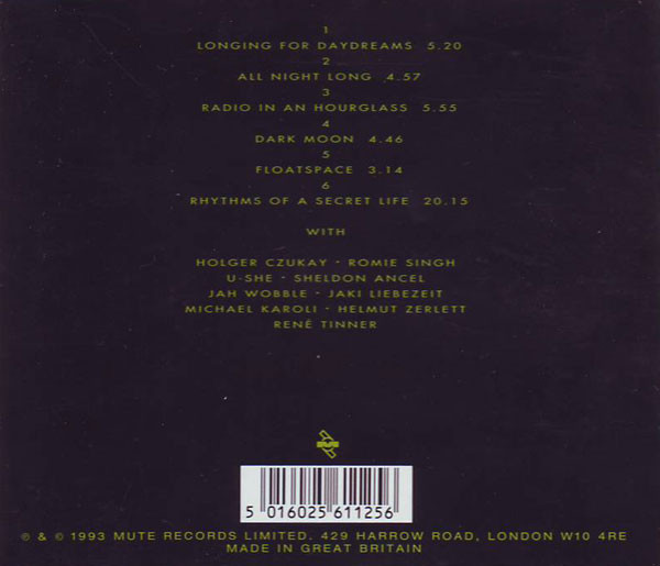 Holger Czukay - Moving Pictures | Mute (CDSTUMM 125) - 3 Holger Czukay - Moving Pictures | Mute (CDSTUMM 125) - 3