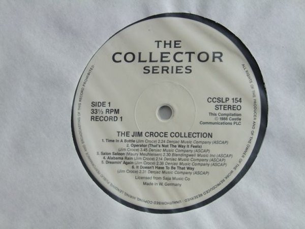Jim Croce - The Jim Croce Collection | Castle Communications PLC (CCSLP 154) - 4