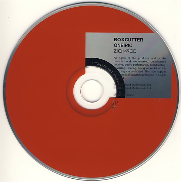Boxcutter - Oneiric | Planet Mu (ZIQ147CD)