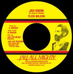 Flick Wilson - Jah Know | Jah All Mighty (JL-015) - main