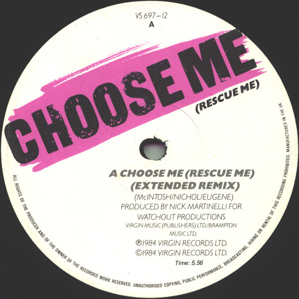 Choose Me (Rescue Me)