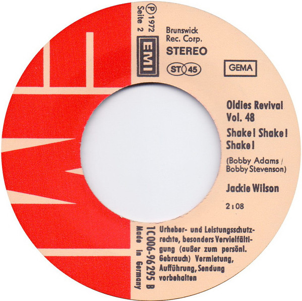 Jackie Wilson - Higher And Higher | EMI (1C006-96295) - 3