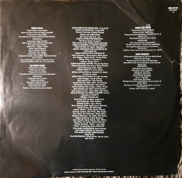 Various - Urban Cowboy (Original Motion Picture Soundtrack) | Asylum Records (WEA 99101) - 4 Various - Urban Cowboy (Original Motion Picture Soundtrack) | Asylum Records (WEA 99101) - 4