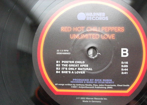 Red Hot Chili Peppers - Unlimited Love | Warner Records (093624880653) - 2 Red Hot Chili Peppers - Unlimited Love | Warner Records (093624880653) - 2