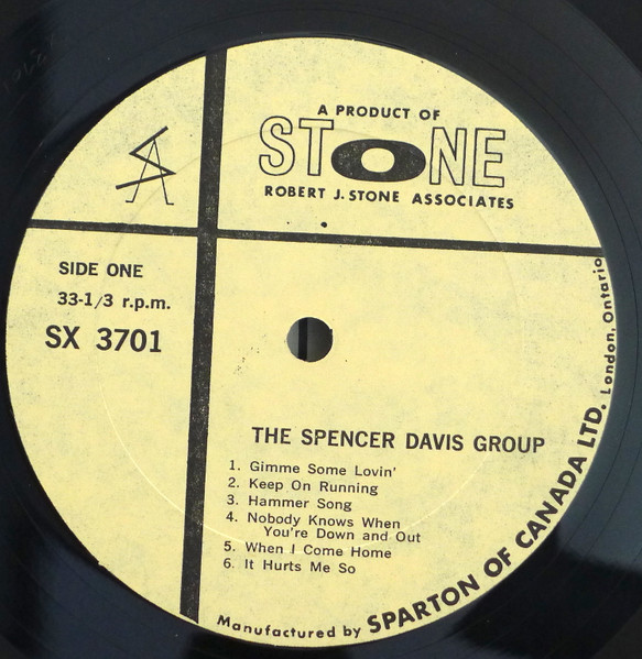 The Spencer Davis Group - Gimme Some Lovin' | Stone Records (SX-3701) - 3 The Spencer Davis Group - Gimme Some Lovin' | Stone Records (SX-3701) - 3