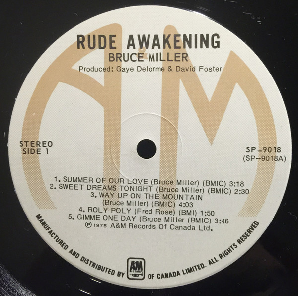 Bruce Miller - Rude Awakening | A&M Records (SP-9018) - 3