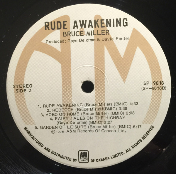 Bruce Miller - Rude Awakening | A&M Records (SP-9018) - 4