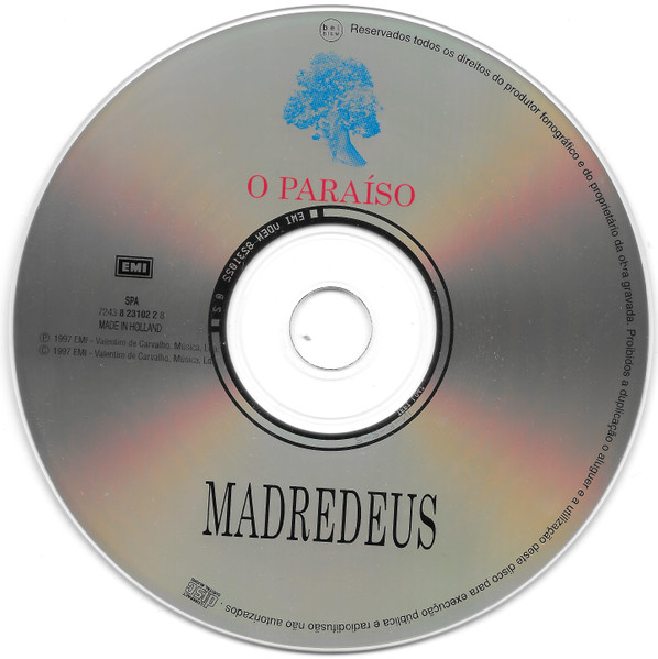 Madredeus - O Paraíso | EMI (7243 823102 2 8) - 4 Madredeus - O Paraíso | EMI (7243 823102 2 8) - 4