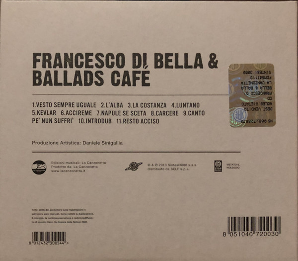 Francesco Di Bella - Francesco Di Bella & Ballads Cafè | La Canzonetta (FDM 541113) - 2