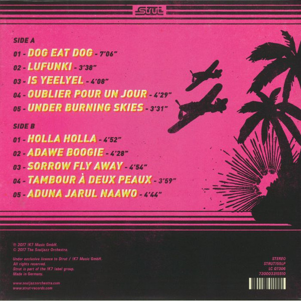 The Souljazz Orchestra - Under Burning Skies LP - YELLOW VINYL | Strut (STRUT155LP) - 3 The Souljazz Orchestra - Under Burning Skies LP - YELLOW VINYL | Strut (STRUT155LP) - 3