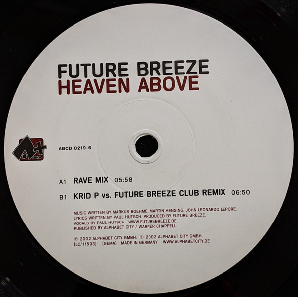 Future Breeze - Heaven Above | Alpha+ (ABCD 0219-6)