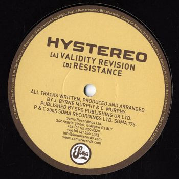 Hystereo - Validity Revision | Soma Quality Recordings (SOMA 175) - 3 Hystereo - Validity Revision | Soma Quality Recordings (SOMA 175) - 3