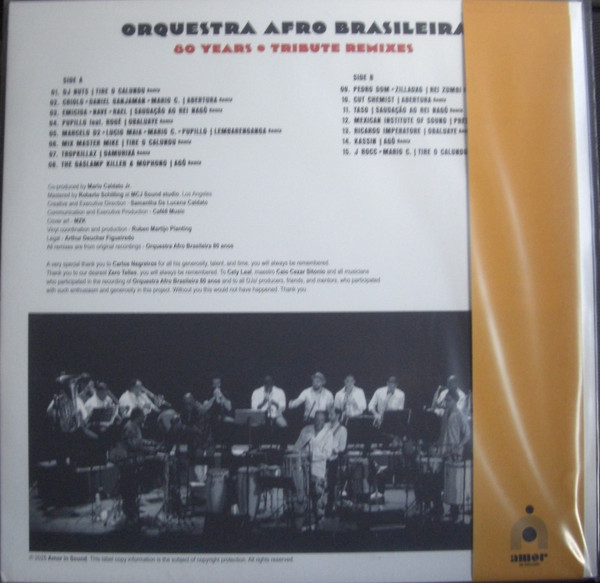 Orquestra Afro-Brasileira - 80 Anos - 80 Years - Tribute Remixes | Amor In Sound (AIS 003) - 2