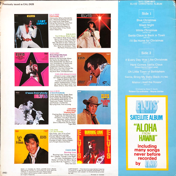 Elvis Presley - Elvis' Christmas Album | RCA Camden (CCM1-0411) - 2 Elvis Presley - Elvis' Christmas Album | RCA Camden (CCM1-0411) - 2
