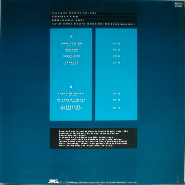 Eric Le Lann - Night Bird | JMS. (JMS 028) - 2
