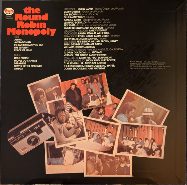 The Round Robin Monopoly - Alpha | Craft Recordings (CR00765) - 2 The Round Robin Monopoly - Alpha | Craft Recordings (CR00765) - 2