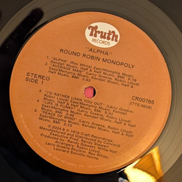 The Round Robin Monopoly - Alpha | Craft Recordings (CR00765) - 3 The Round Robin Monopoly - Alpha | Craft Recordings (CR00765) - 3