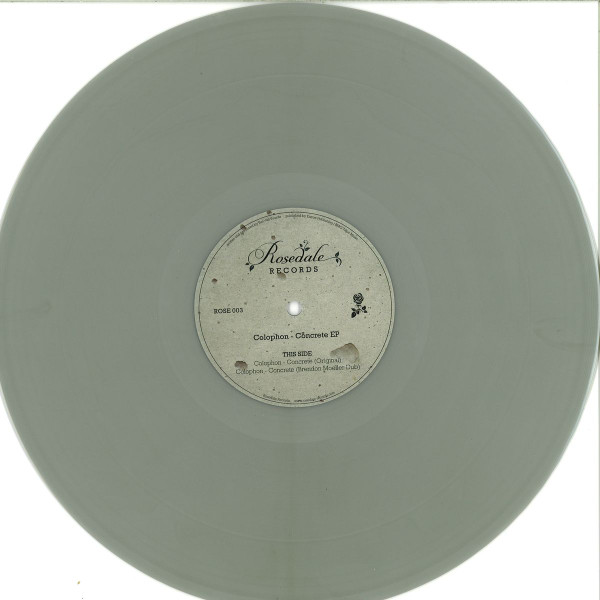 Colophon - Concrete EP | Rosedale Records (ROSE003) - 3 Colophon - Concrete EP | Rosedale Records (ROSE003) - 3