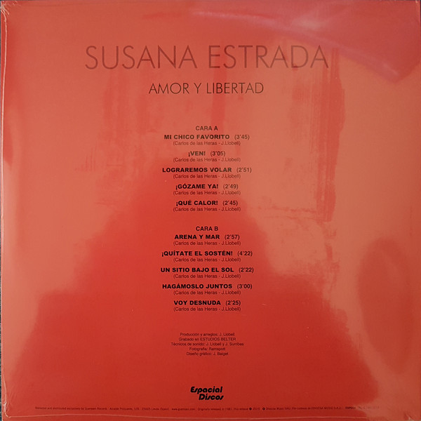 Susana Estrada - Amor Y Libertad | Miss you (MISSYOU039) - 4