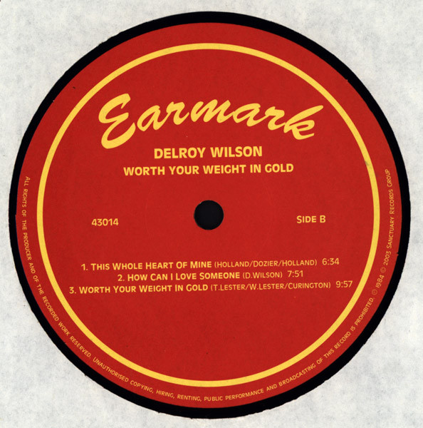 Delroy Wilson - Worth Your Weight In Gold | Earmark (43014) - 4 Delroy Wilson - Worth Your Weight In Gold | Earmark (43014) - 4
