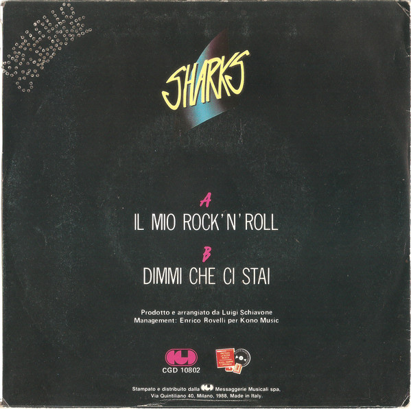Sharks - Il Mio Rock'N'Roll | CGD (CGD 10802) - 2