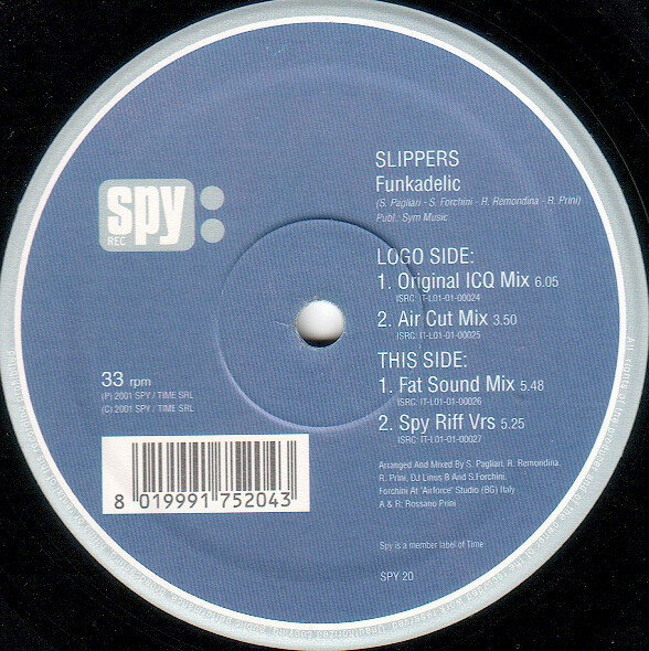 Slippers - Funkadelic | Spy Rec (SPY 20) - 2