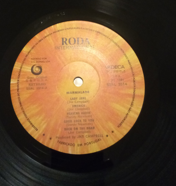The Marmalade - Marmalade | Roda Internacional (SSRL 9514) - 3