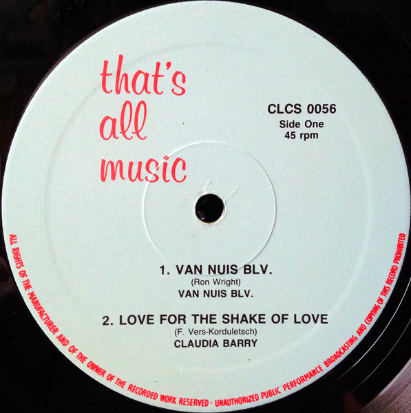 Various - Untitled | That's All Music (CLCS 0056) - main Various - Untitled | That's All Music (CLCS 0056) - main