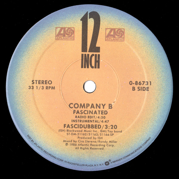 Company B - Fascinated | Atlantic (0-86731) - 2