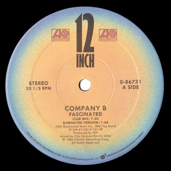 Company B - Fascinated | Atlantic (0-86731) - main
