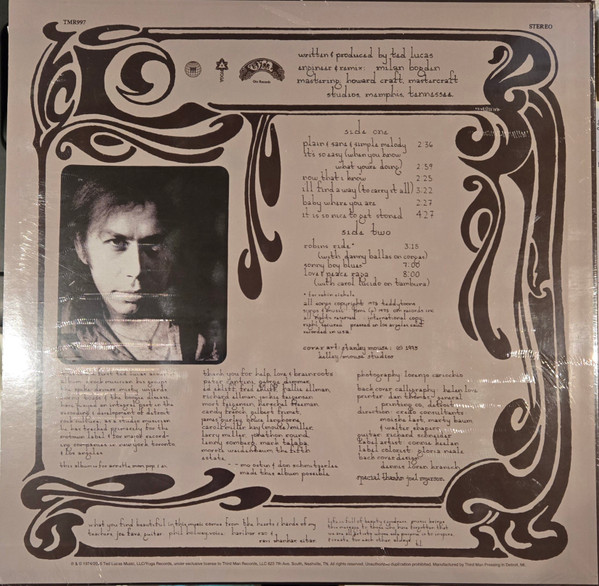 Ted Lucas - Ted Lucas | Third Man Records (TMR997) - 2