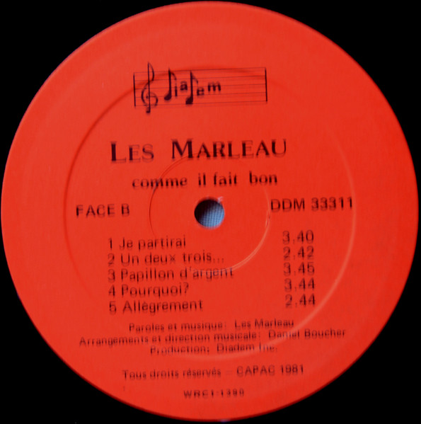 Les Soeurs Marleau - Comme Il Fait Bon | Diadem (DM 33311) - 4 Les Soeurs Marleau - Comme Il Fait Bon | Diadem (DM 33311) - 4